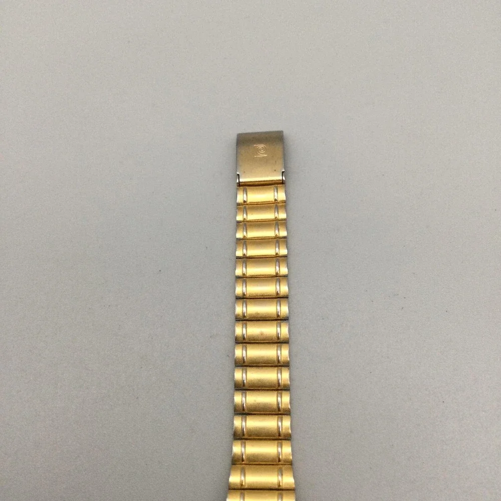 Pierre Cardin Womens Watch 24mm Gold Tone Adjustable Bracelet Dress New Battery